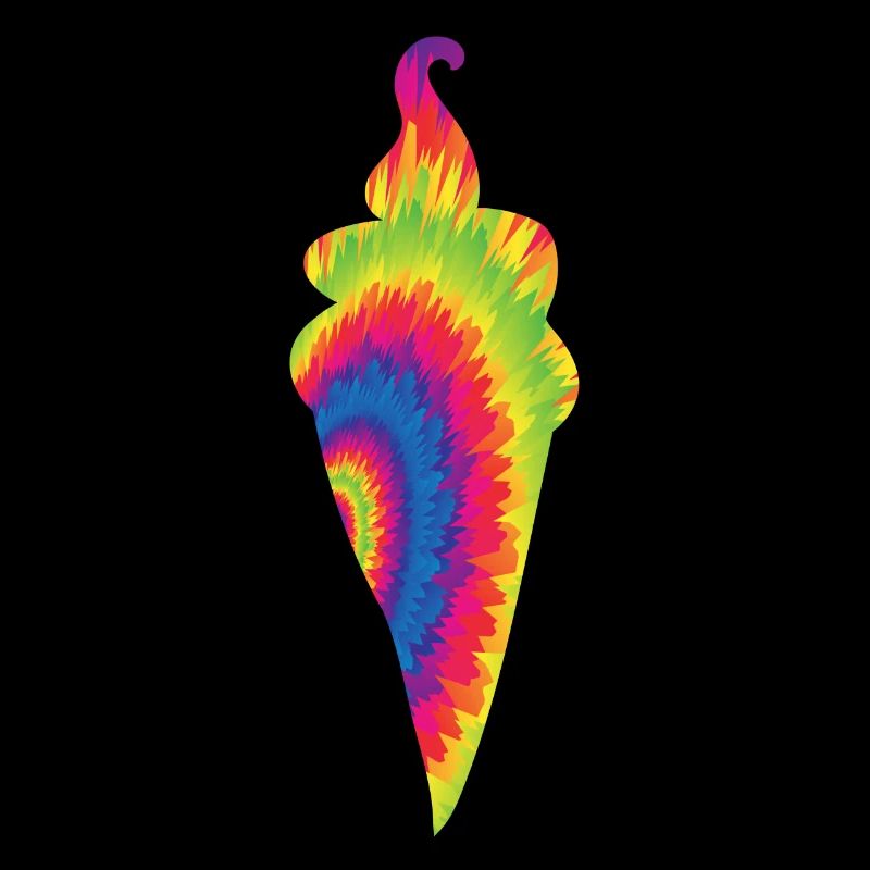 Ice Cream Tie Dye Cone