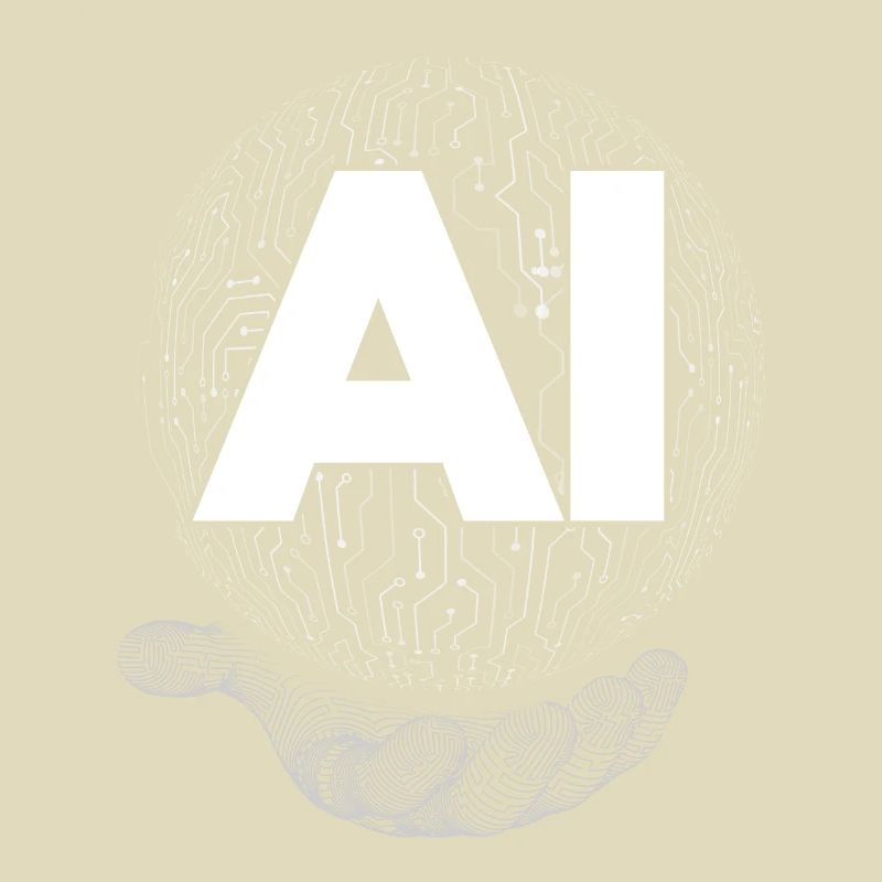 AI Roboter Hand Computer Hand