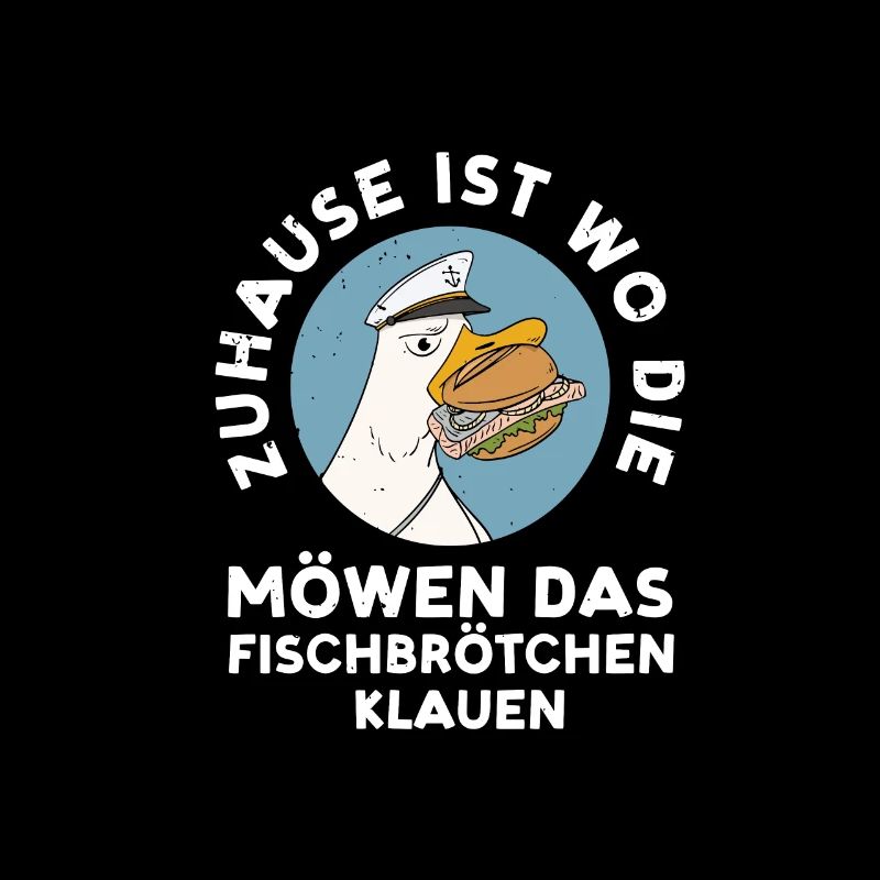 Fischbrötchen Möwe Norddeutsch