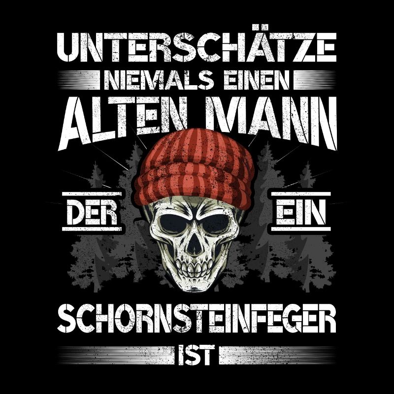 Schornsteinfeger Alter mann Kaminkehrer