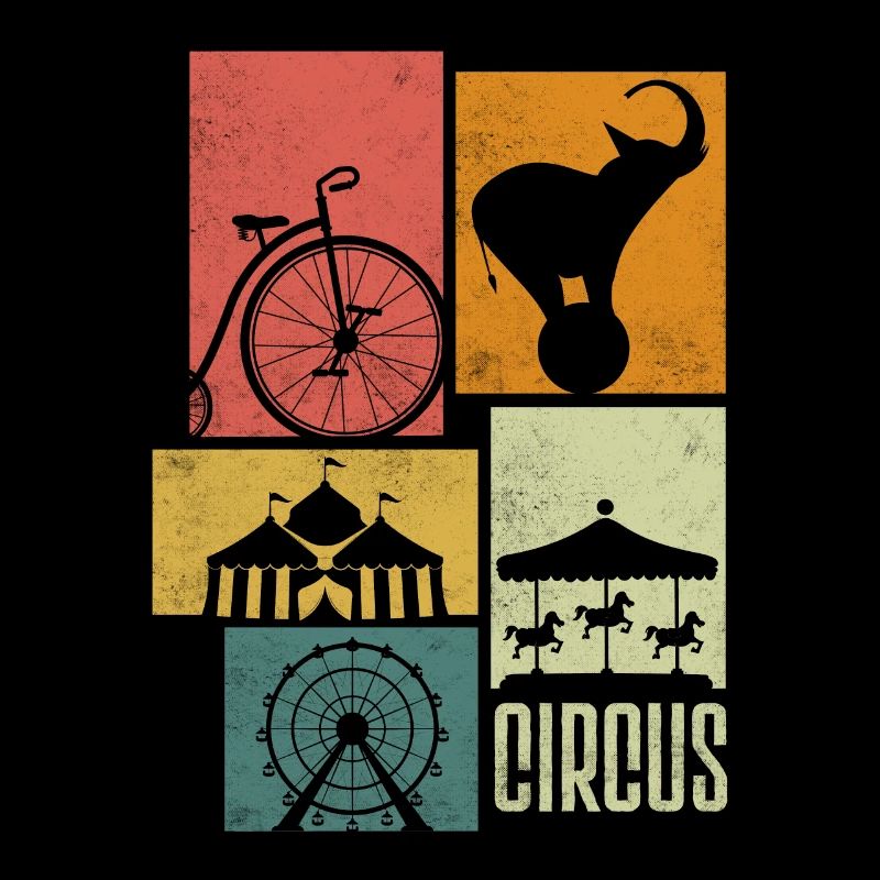 Circus Performer Silhouettes