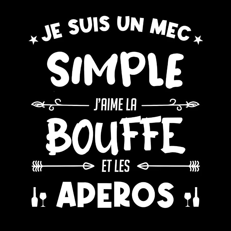 Un mec simple, bouffe et apéro