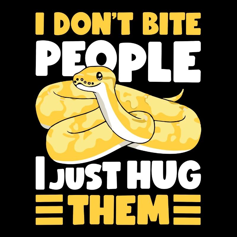 Banana Ball Python Je ne mords pas je serre seulement dans mes bras