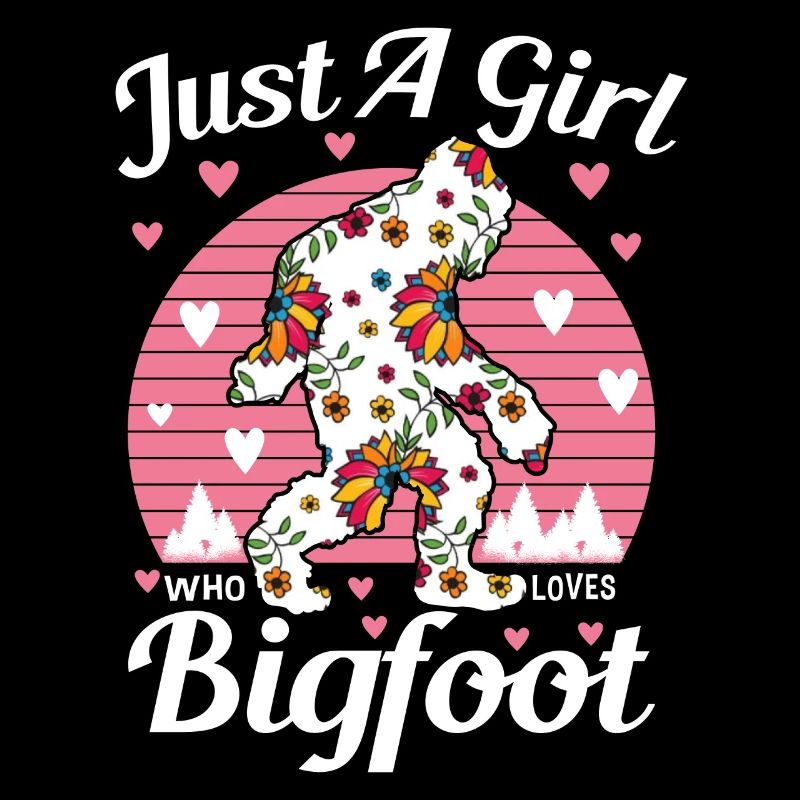Nur Ein Mädchen, Das Bigfoot Sasquatch Liebt