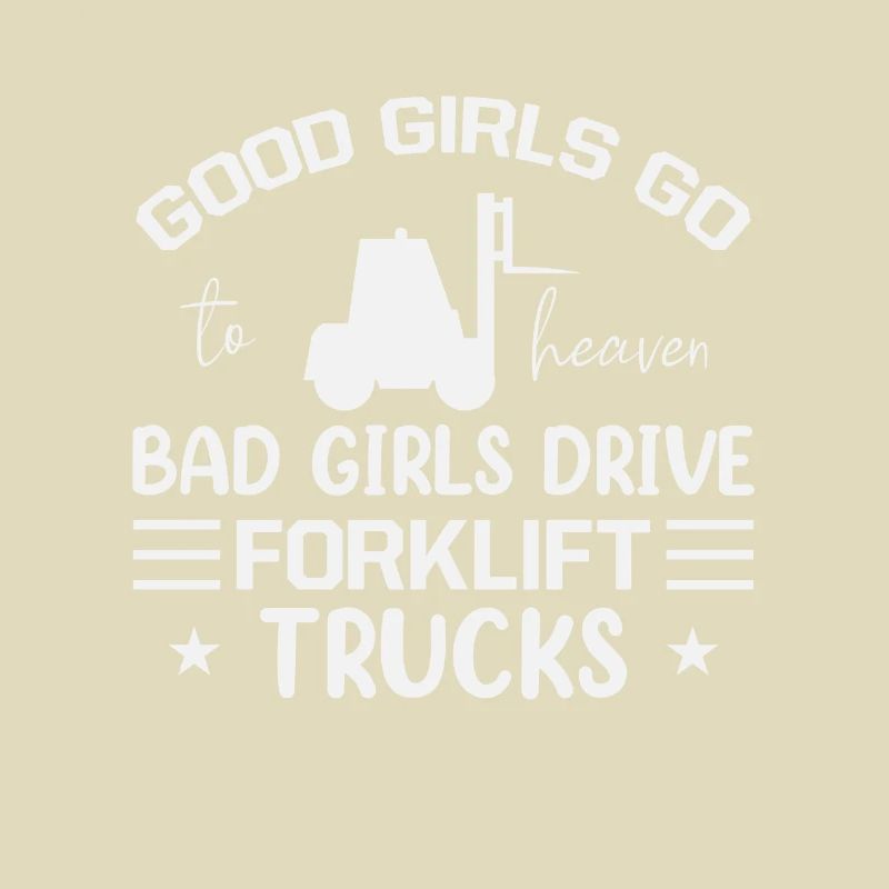 Forklift driver operator funny design