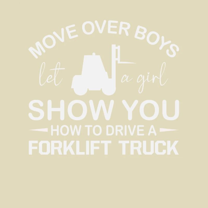 Forklift driver operator funny design