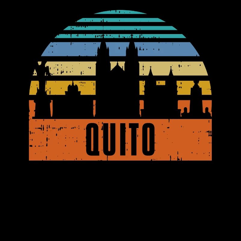 Quito Ecuador Skyline Gift