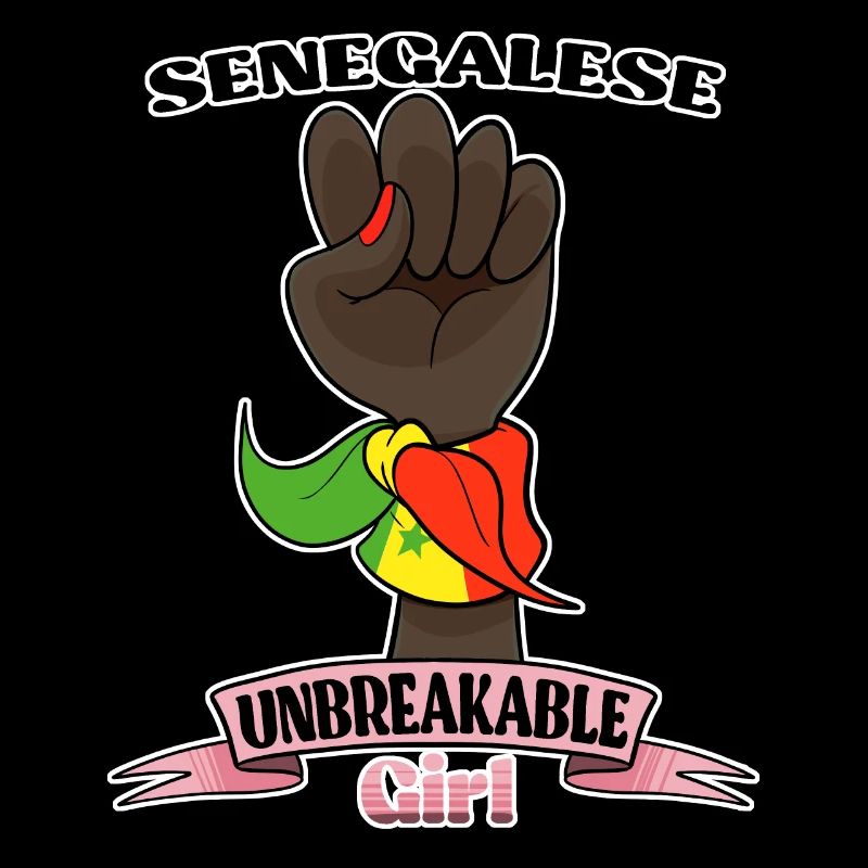 Fille sénégalaise Unbreakable Héritage sénégalais