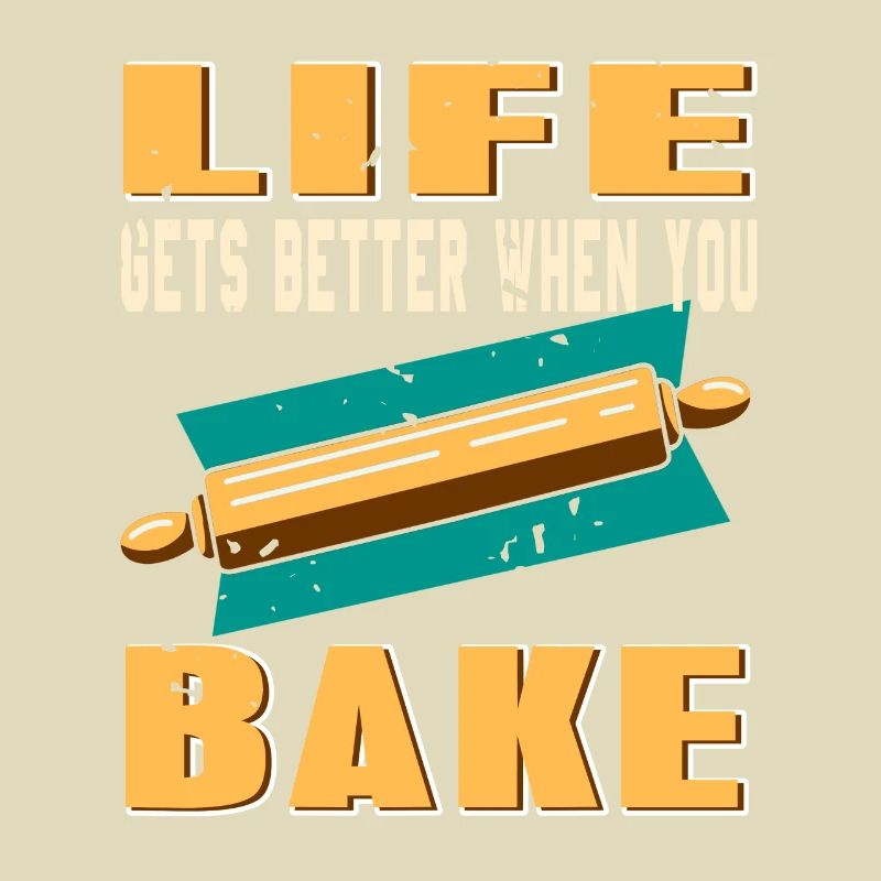 Life Gets Better When You Bake Cool Retro Baker