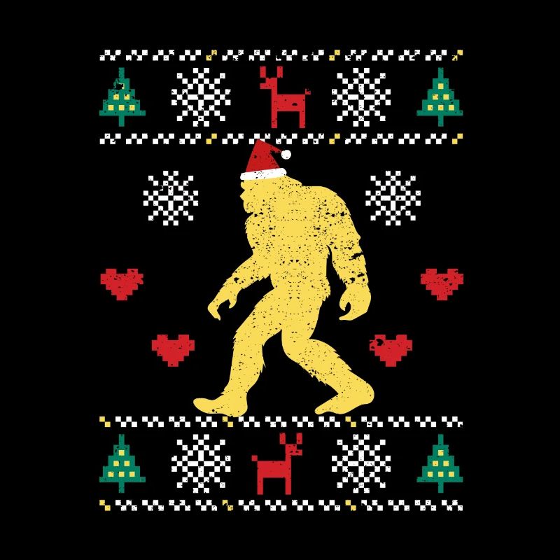 Santasquatch Bigfoot Weihnachtsmann Sasquatch