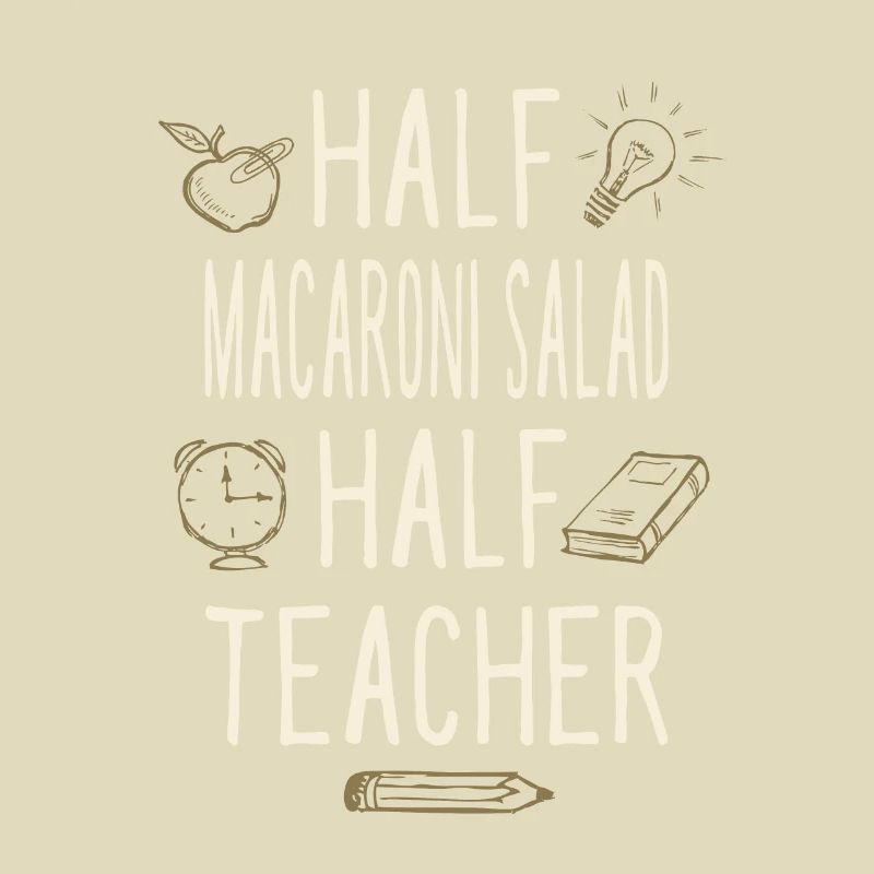 Moitié Salade de macaronis Moitié Professeur drôle