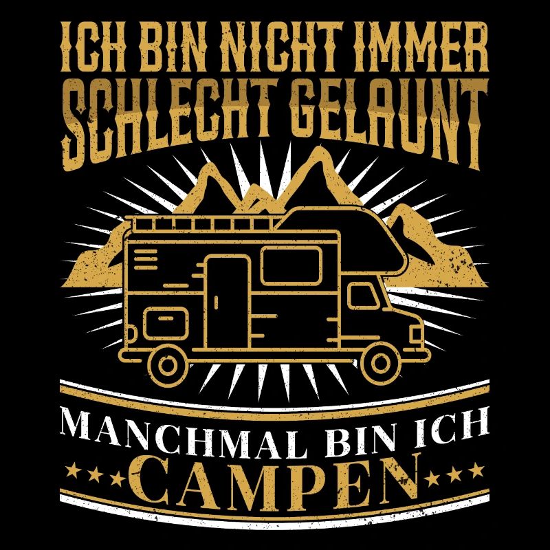Campingplatz Camping Lager Camper Spruch Lustig
