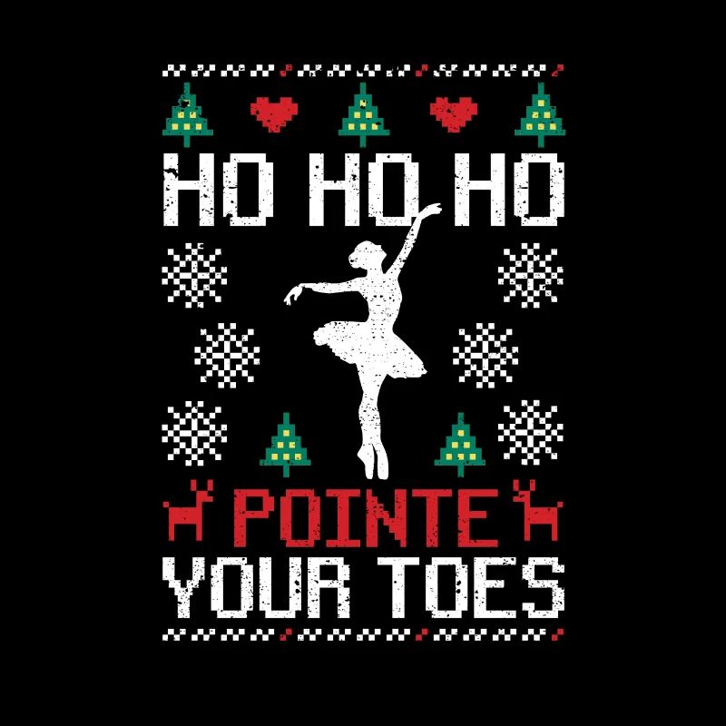 Ho Ho Ho Pointe Vos orteils Ballet de Noël