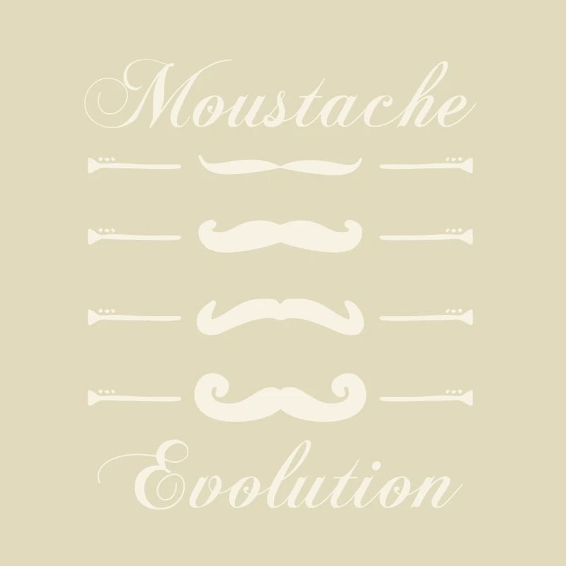 moustaches evolution, Idée cadeau d'élégance.