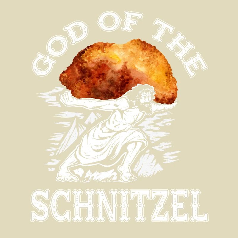 Dieu du Schnitzel - drôle de schnitzel