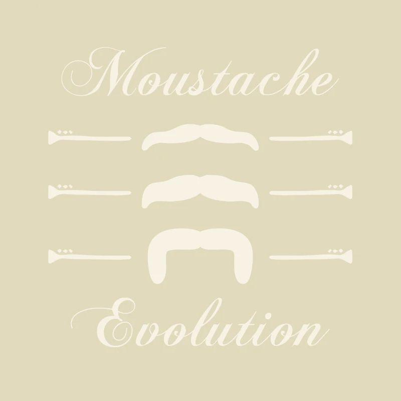 moustaches évolution, Idée cadeau d'élégance.