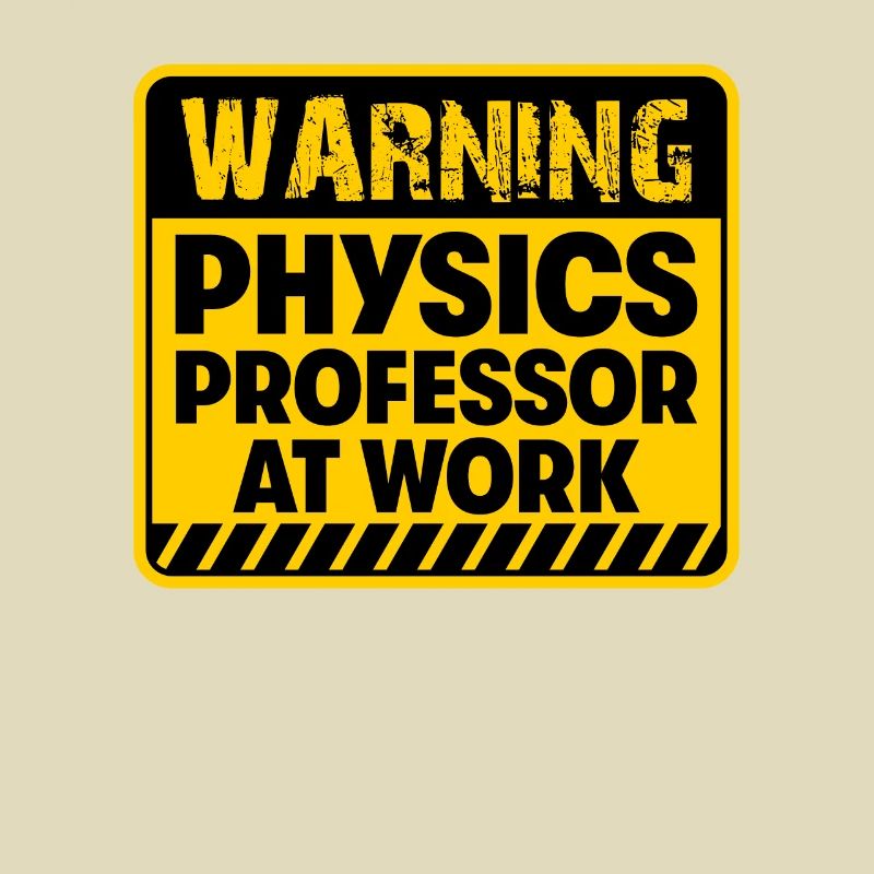 Physics Professor at work