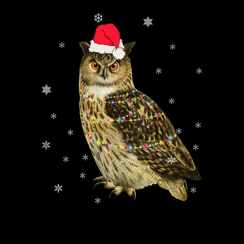 Weihnachts Eule für Eulen Fans