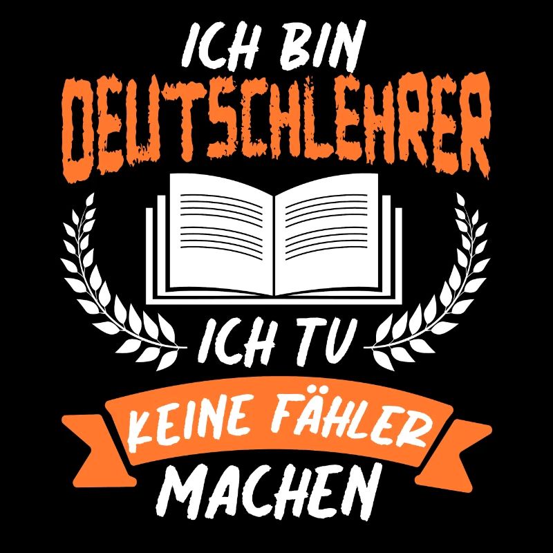 Ich Bin Deutschlehrer Schule Grammatik Grammatiker