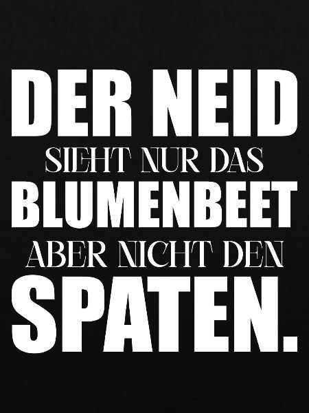 Neid Blumenbeet Spaten