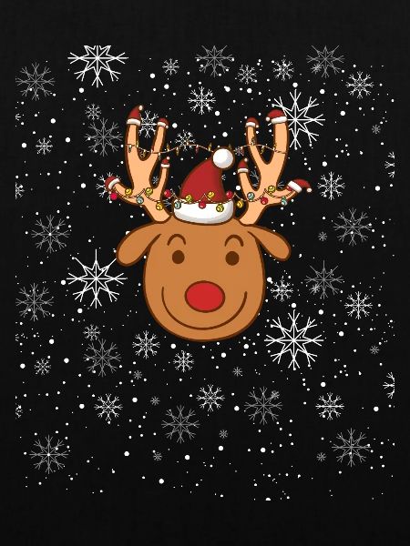 Reindeer Christmas Snow