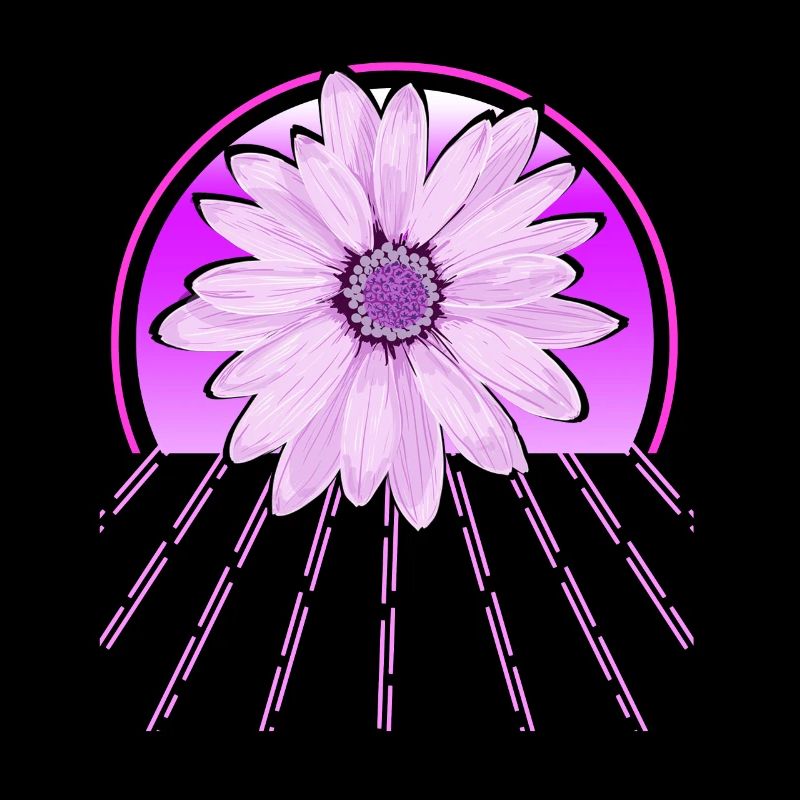 Superbes conceptions de vagues de vapeur de fleurs en fleurs