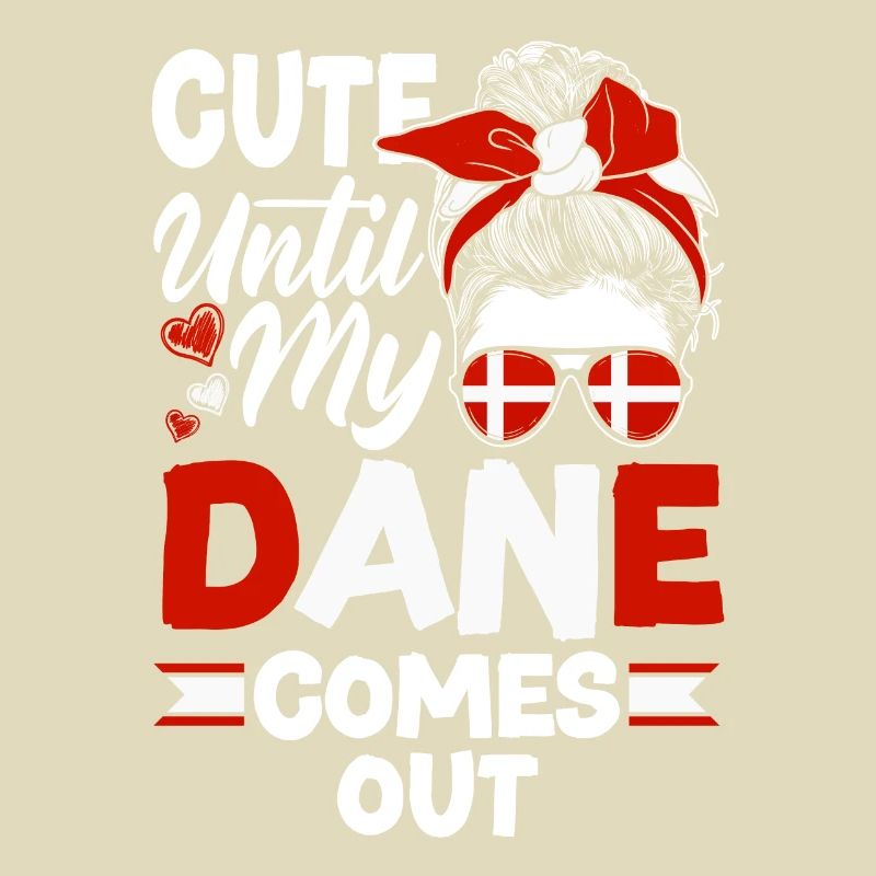 Danemark drapeau danois mignon jusqu’à ce que mon danois sorte