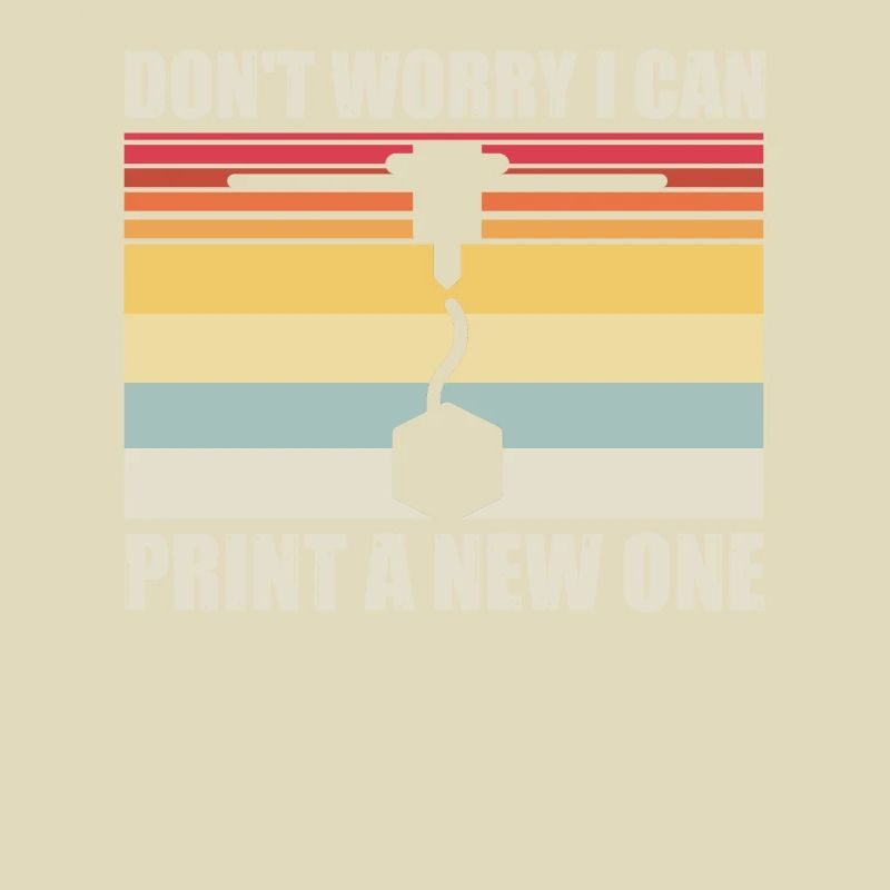 Humorvolle Computertechniker Drucker