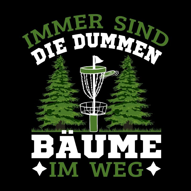 Disc Golf Immer sind die Bäume im Weg