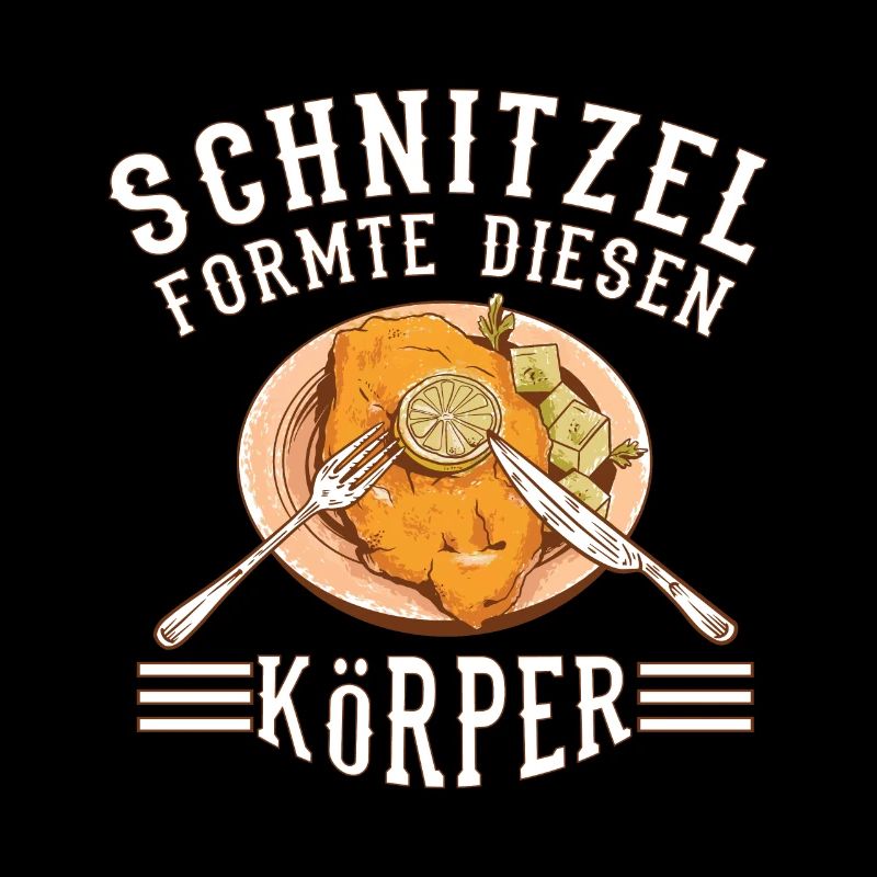 Schnitzel formte diesen Körper Schnitzelfan
