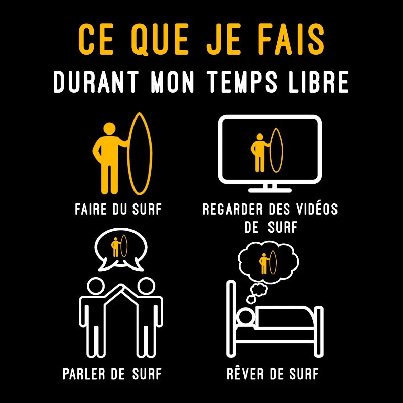 surf board temps libre cadeau surfeur