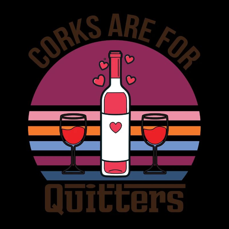 Corks are for drinking wine night for