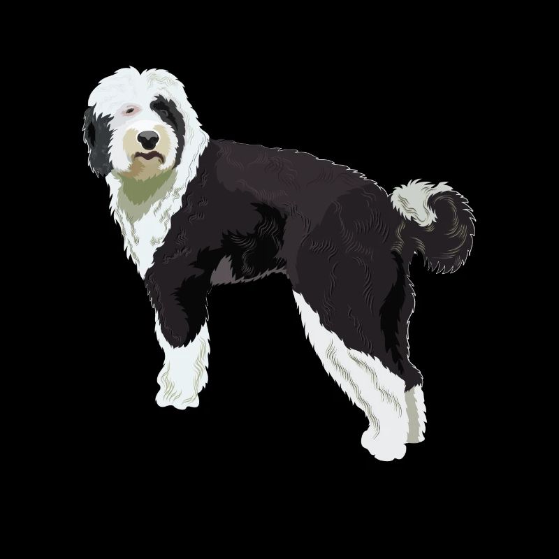 Sheepadoodle Hund Geschenk