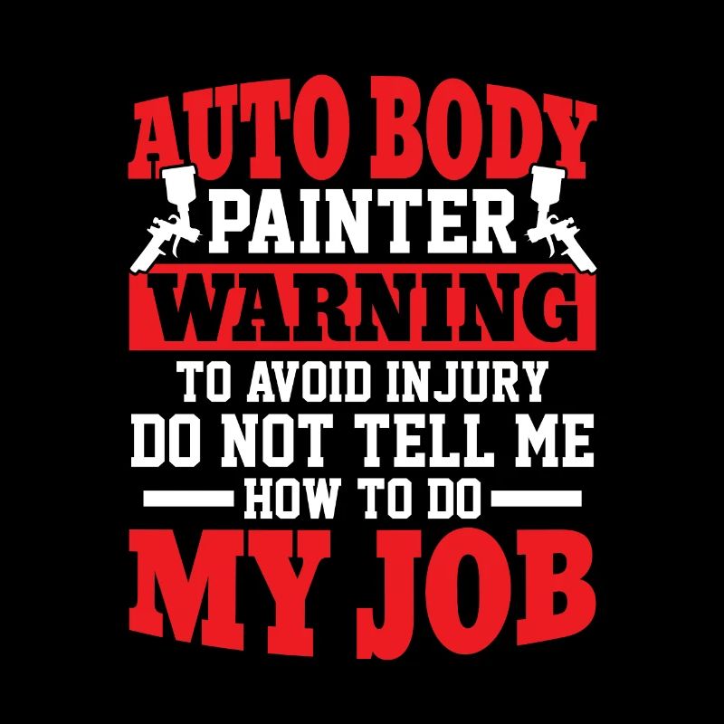 Auto Body Painter Warning To Avoid Injury Do Not T