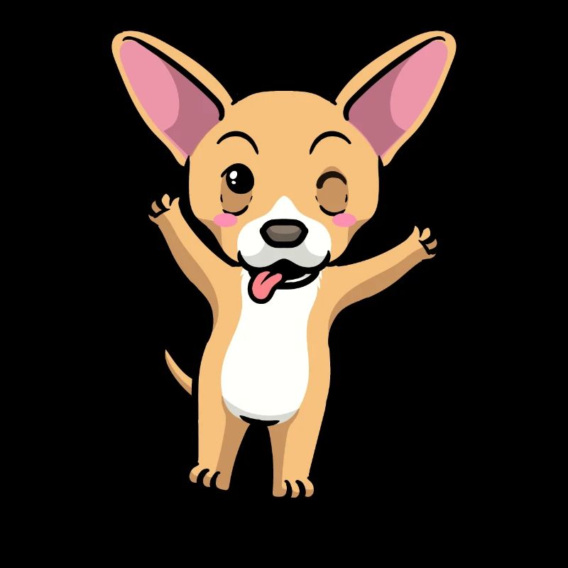Chiweenie Hund Emoticon
