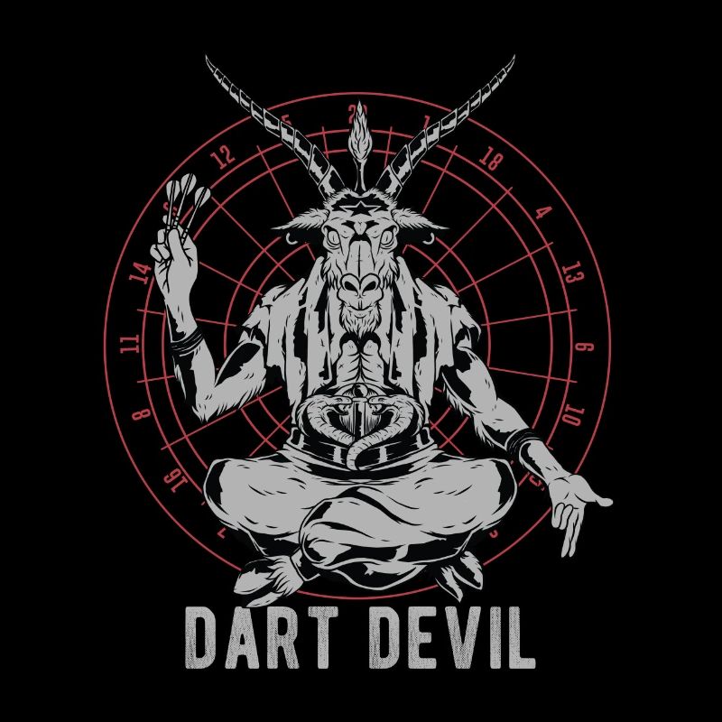 Dart player dart devil darts funny darts