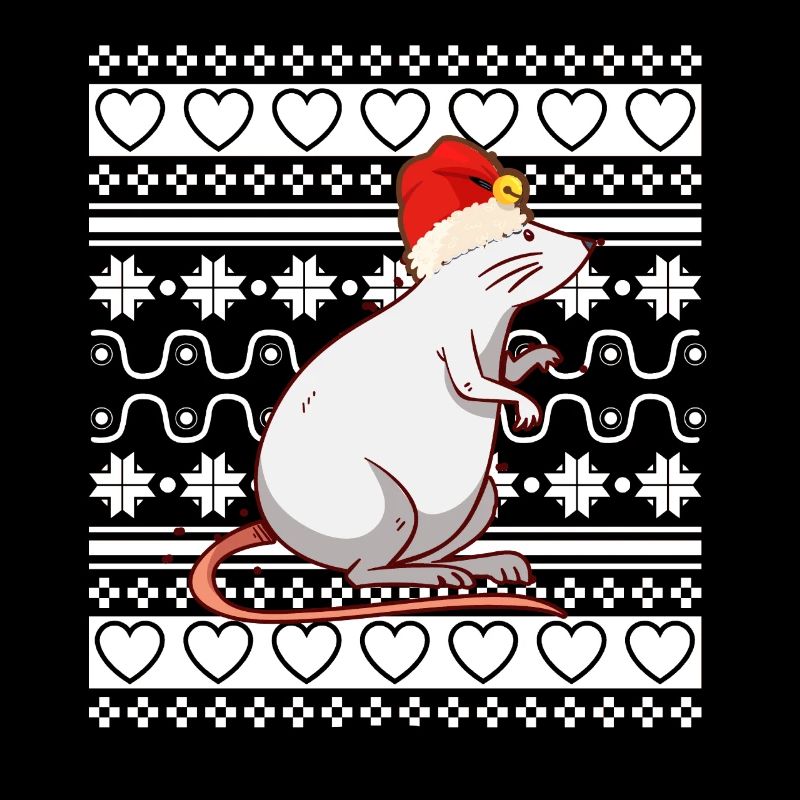 Pull de Noël moche Souris de Noël