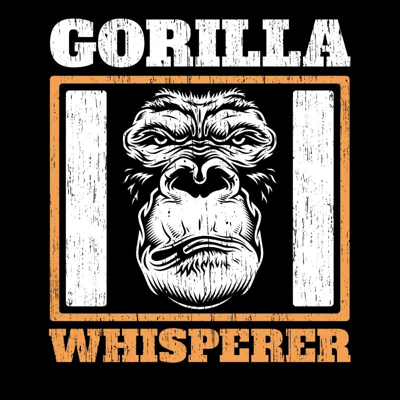 Gorilla Flüsterer Affe Liebhaber Affe Tierpfleger