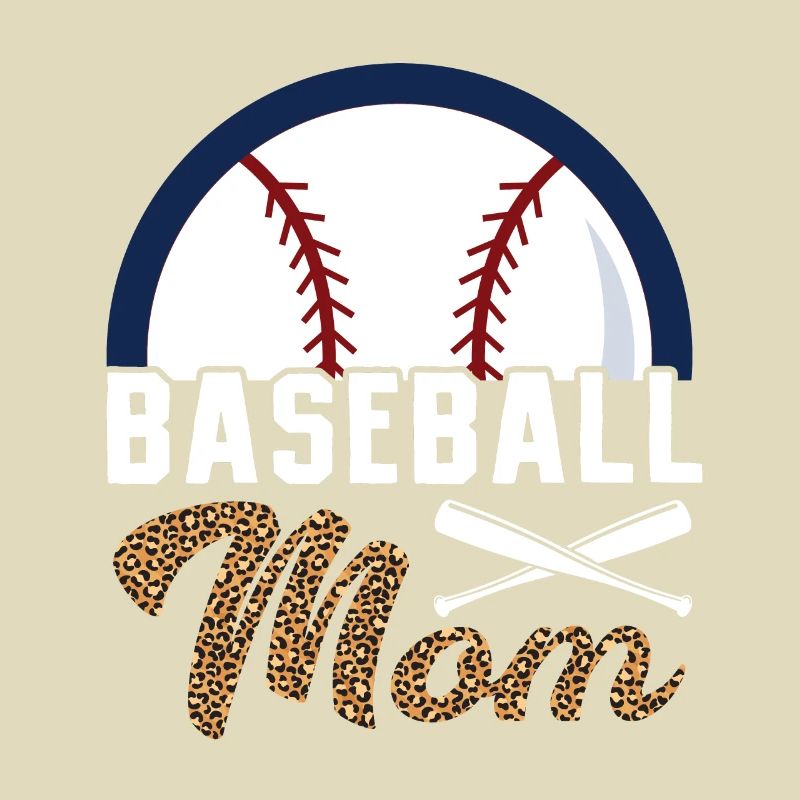 Baseball Mom Mutter Baseballspieler Muttertag