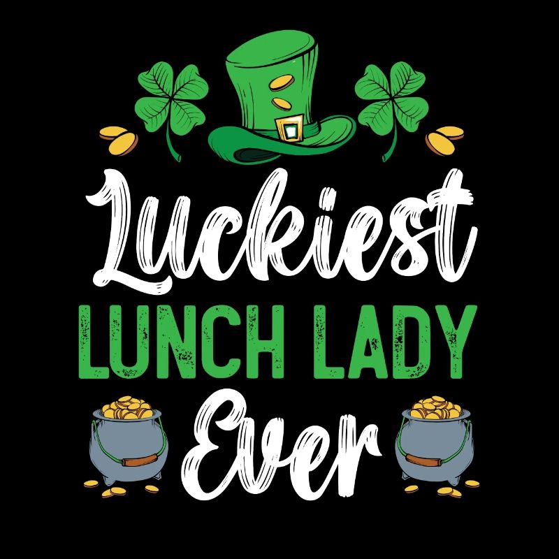 La dame du déjeuner la plus chanceuse de tous les temps La Saint-Patrick