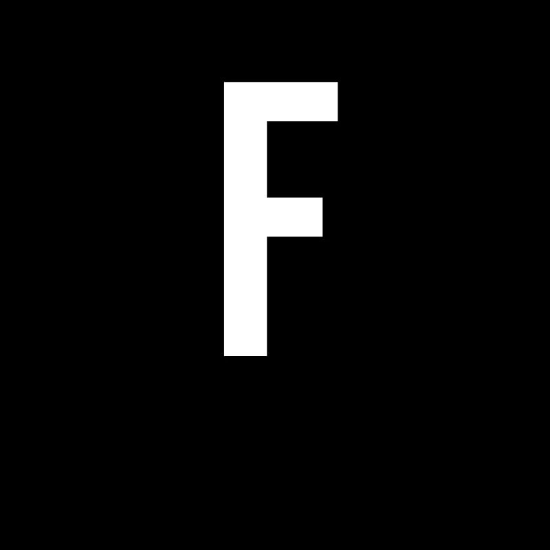 F Lettre Chiffre Symbole Alphabet Initiale