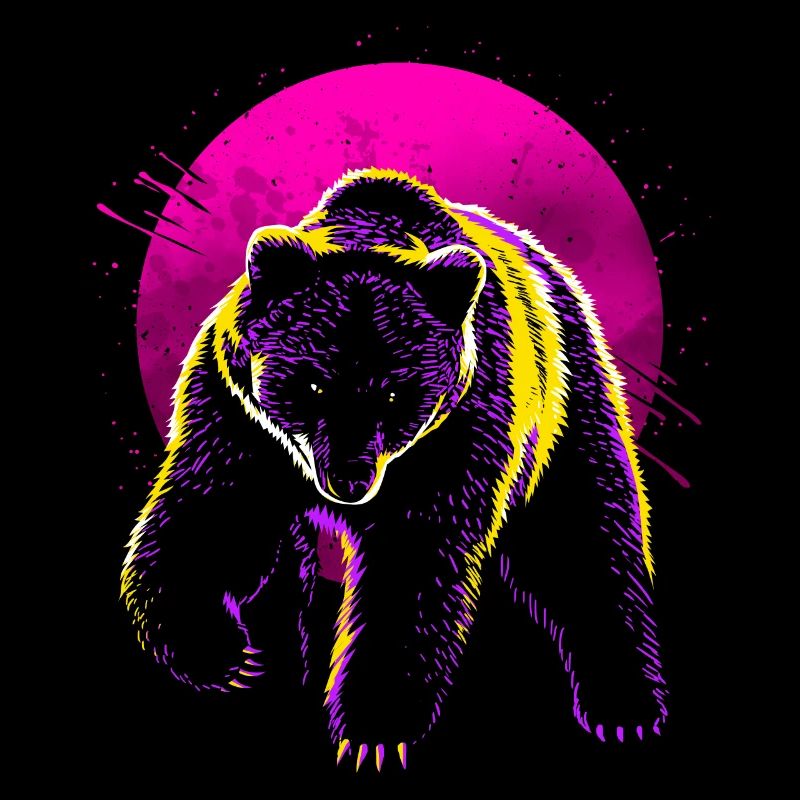 Retro-Braunbär