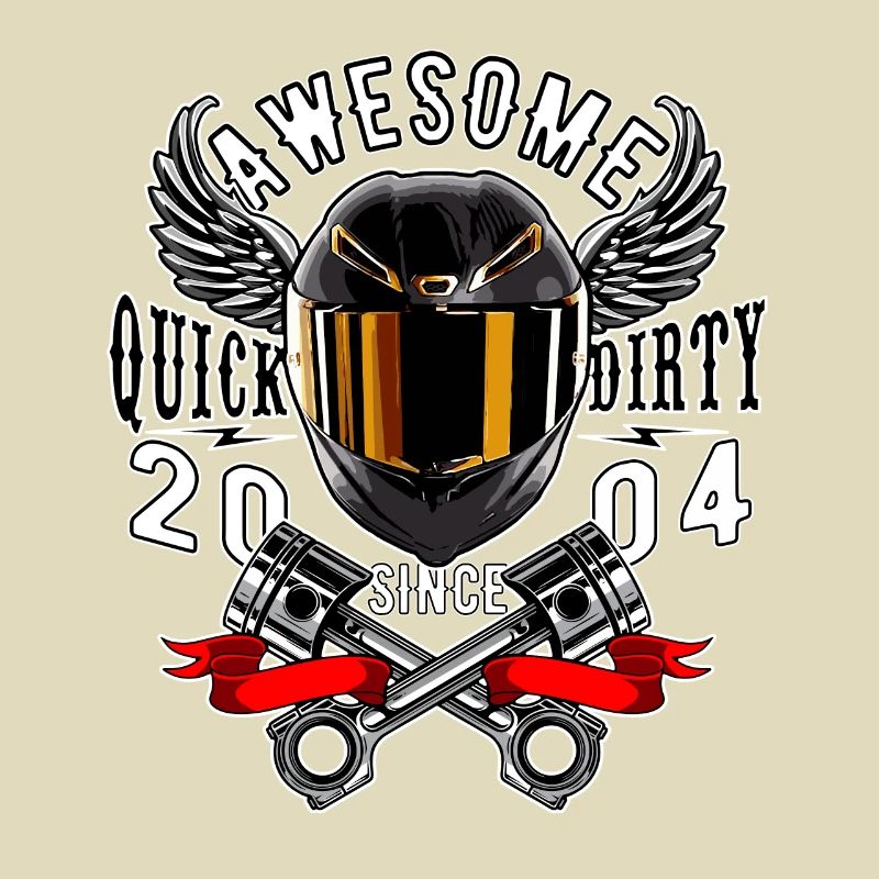 Awesome since 2004, Biker Geburtstag