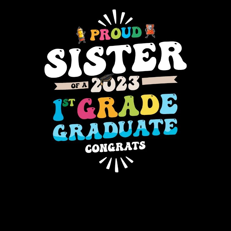 Stolze Schwester einer 1. Klasse von 2023