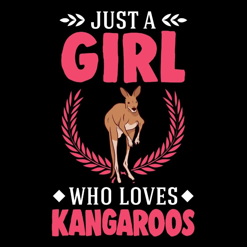 Australisches Känguru Mädchen Kangaroo