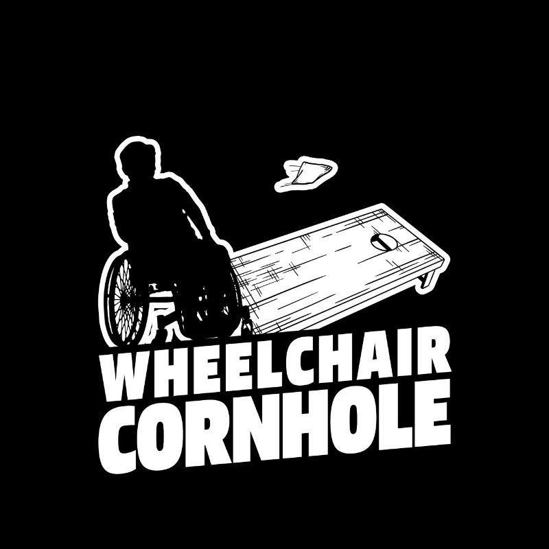 Cornhole Sackloch Spiel Rollstuhl