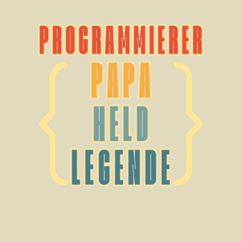 Entwickler Coder Programmierer Vater