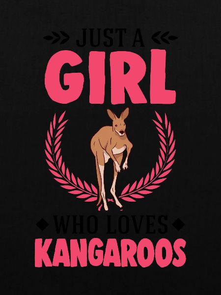 Australisches Känguru Mädchen Kangaroo