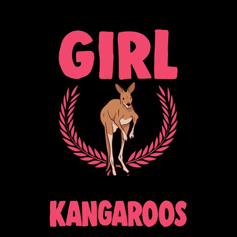 Australisches Känguru Mädchen Kangaroo