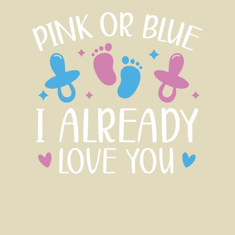 Rosa Oder Blau Ich liebe dich Schon Geschlecht Enthüllung
